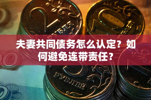 济南夫妻共同债务怎么认定？如何避免连带责任？
