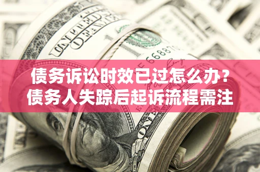 济南债务诉讼时效已过怎么办？债务人失踪后起诉流程需注意什么？