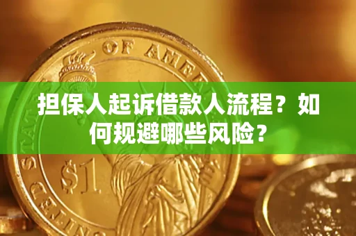 济南担保人起诉借款人流程？如何规避哪些风险？