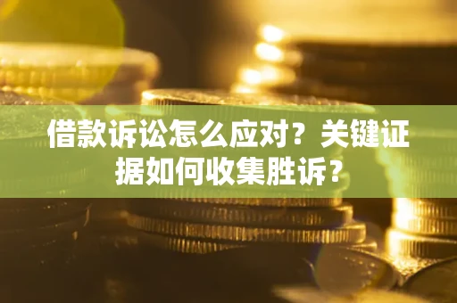济南借款诉讼怎么应对？关键证据如何收集胜诉？